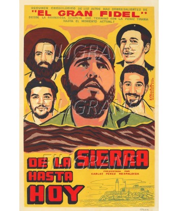 DE LA SIERRA HASTA HOY FILM Rilf-POSTER/REPRODUCTION d1 AFFICHE VINTAGE Jusqu'à 80% De Réduction