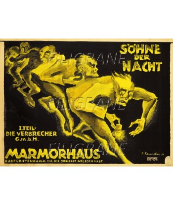 MARMORHAUS FILM Rnih-POSTER/REPRODUCTION d1 AFFICHE VINTAGE suggérées chez