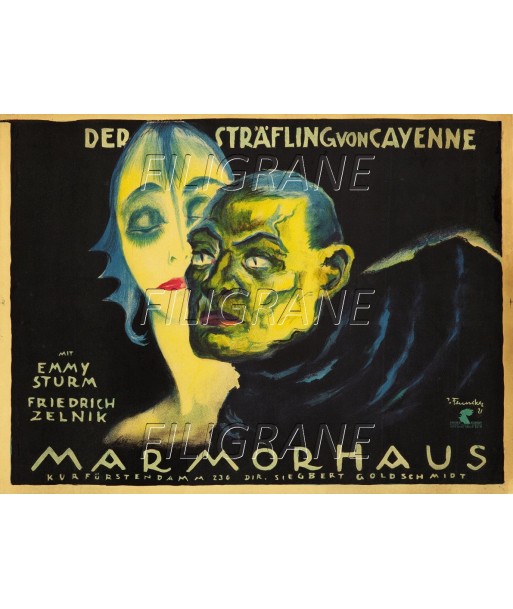 MARMORHAUS FILM Rspv-POSTER/REPRODUCTION d1 AFFICHE VINTAGE Comparez et commandez 