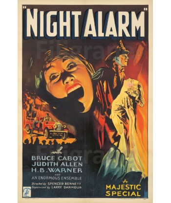 NIGHT ALARM FILM Rjpx-POSTER/REPRODUCTION d1 AFFICHE VINTAGE des créatures d'habitude