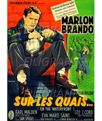 SUR les QUAIS FILM Rake-POSTER/REPRODUCTION d1 AFFICHE VINTAGE acheter