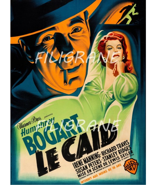 LA CAÏD FILM Rpwn-POSTER/REPRODUCTION d1 AFFICHE VINTAGE le des métaux précieux