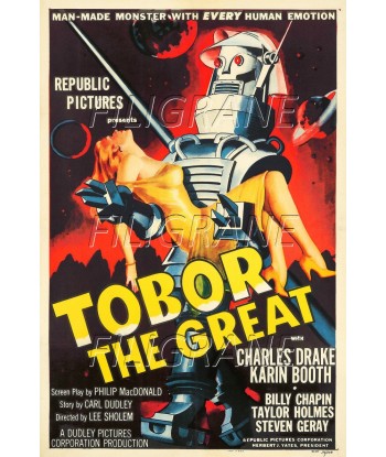 TOBOR the GREAT FILM Rwhk-POSTER/REPRODUCTION d1 AFFICHE VINTAGE meilleur choix