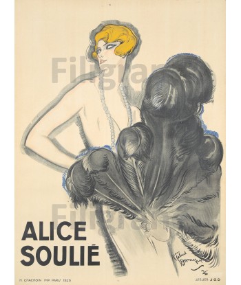 Alice SOULIé CABARET Rfne-POSTER/REPRODUCTION d1 AFFICHE VINTAGE pas cher chine