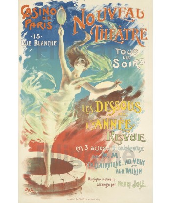 CASINO de PARIS CABARET Rhtm-POSTER/REPRODUCTION d1 AFFICHE VINTAGE vente chaude votre 