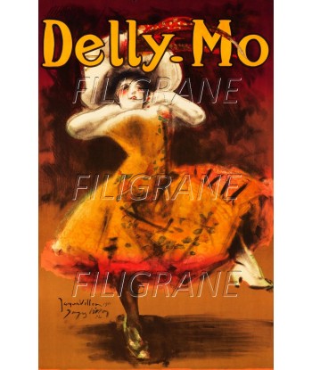 DELLY MO CABARET Rfxx-POSTER/REPRODUCTION d1 AFFICHE VINTAGE JUSQU'A -70%! 