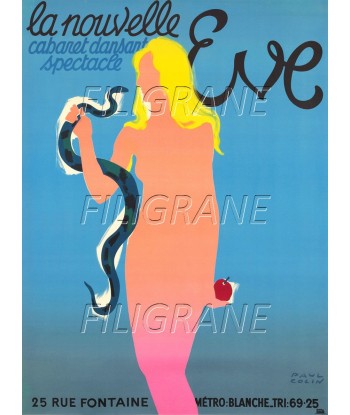 LA NOUVELLE EVE CABARET Rnmg-POSTER/REPRODUCTION d1 AFFICHE VINTAGE 50-70% off 