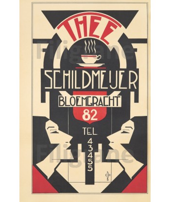 PUBLICITé: THEE SCHILDMEUER:POSTER/REPRODUCTION d1 AFFICHE VINTAGE 2023