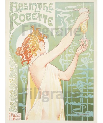 PUB ABSINTHE ROBETTE Rf171-POSTER/REPRODUCTION d1 AFFICHE VINTAGE 2 - 3 jours ouvrés.