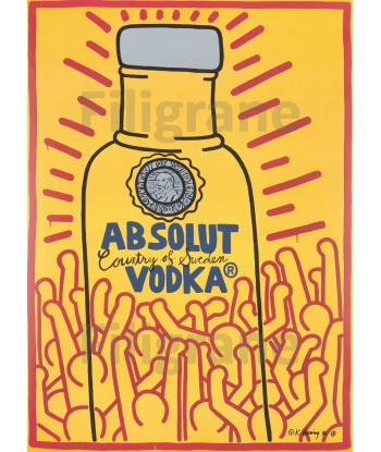 PUB ABSOLUT VODKA Rzil-POSTER/REPRODUCTION d1 AFFICHE VINTAGE le des métaux précieux