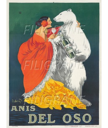 PUB ANIS DEL OSO Raez-POSTER/REPRODUCTION d1 AFFICHE VINTAGE shop