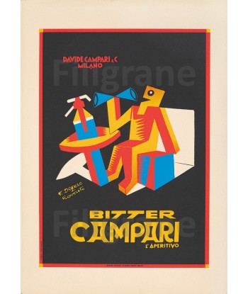 PUB BITTER CAMPARI Rf13-POSTER/REPRODUCTION d1 AFFICHE VINTAGE Venez acheter