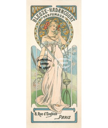 PUB BLEUZE PARFUM Rf57-POSTER/REPRODUCTION d1 AFFICHE VINTAGE s'inspire de l'anatomie humaine