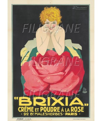 PUB BRIXIA POUDRE BEAUTé Raih-POSTER/REPRODUCTION d1 AFFICHE VINTAGE Les magasins à Paris