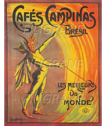 PUB CAMPINAS CAFéS Rhhx-POSTER/REPRODUCTION d1 AFFICHE VINTAGE france