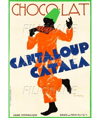 PUB CANTALOUP CATALA CHOCOLAT Rqhy-POSTER/REPRODUCTION d1 AFFICHE VINTAGE français