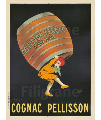 PUB COGNAC PELLISSON Rf102-POSTER/REPRODUCTION d1 AFFICHE VINTAGE Economisez 