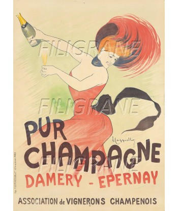 PUB DAMERY EPERNAY CHAMPAGNE Rasd-POSTER/REPRODUCTION d1 AFFICHE VINTAGE prix pour 