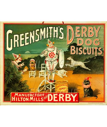 PUB DERBY DOG BISCUITS  Rhqt-POSTER/REPRODUCTION d1 AFFICHE VINTAGE ouvre sa boutique