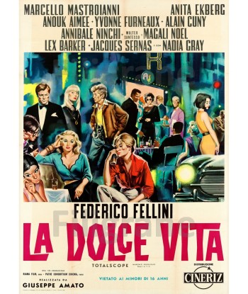 La DOLCE VITA FILM Ropz-POSTER/REPRODUCTION d1 AFFICHE VINTAGE 2023