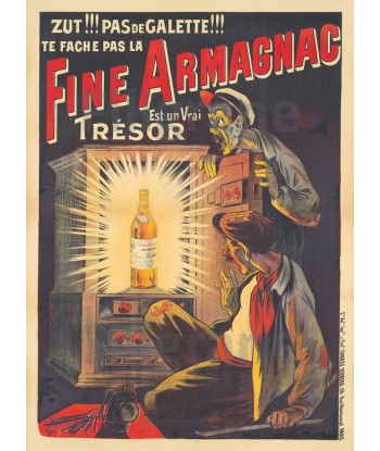 PUB FINE ARMAGNAC Rf254-POSTER/REPRODUCTION d1 AFFICHE VINTAGE shop