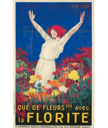 PUB FLORITE FLEURS Rcwg-POSTER/REPRODUCTION d1 AFFICHE VINTAGE pas cher chine