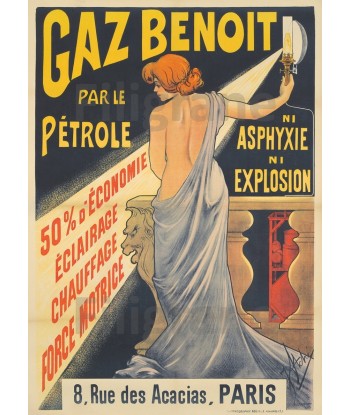 PUB GAZ BENOIT Rf249-POSTER/REPRODUCTION d1 AFFICHE VINTAGE pas cher 