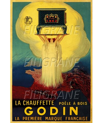 PUB GODIN PoêLE CHAUFFETTE Rufx-POSTER/REPRODUCTION d1 AFFICHE VINTAGE Les êtres humains sont 