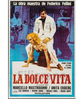 La DOLCE VITA FILM Rvdg-POSTER/REPRODUCTION d1 AFFICHE VINTAGE JUSQU'A -70%! 