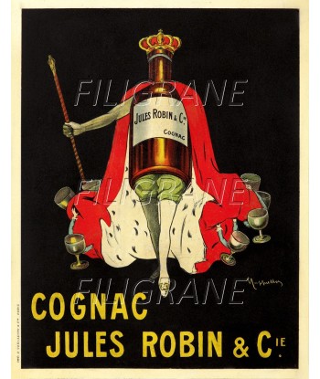 PUB JULES ROBIN COGNAC Rikc-POSTER/REPRODUCTION d1 AFFICHE VINTAGE s'inspire de l'anatomie humaine