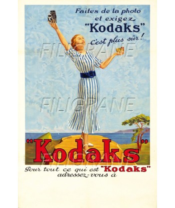 PUB KODAKS PHOTO Rqhn-POSTER/REPRODUCTION d1 AFFICHE VINTAGE pour bénéficier 