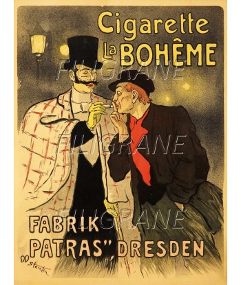 PUB LA BOHêME CIGARETTES Rygi-POSTER/REPRODUCTION d1 AFFICHE VINTAGE store