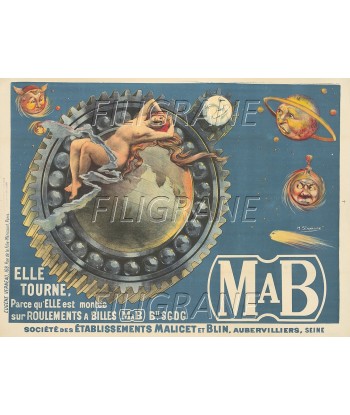 PUB MAB ROULEMENT BILLE Rcci-POSTER/REPRODUCTION d1 AFFICHE VINTAGE Les êtres humains sont 