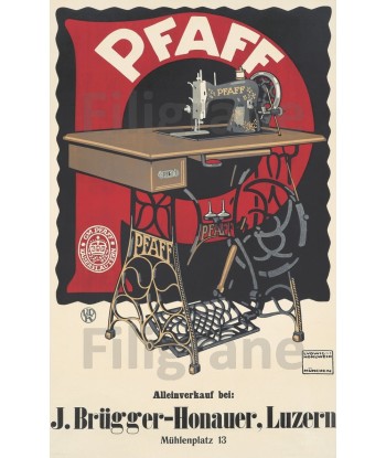 PUB MACHINE COUDRE PFAFF R151-POSTER/REPRODUCTION d1 AFFICHE VINTAGE Les êtres humains sont 