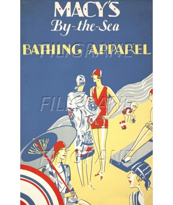 PUB MACY'S BATHING APPAREL Rnsg-POSTER/REPRODUCTION d1 AFFICHE VINTAGE Voir les baskets