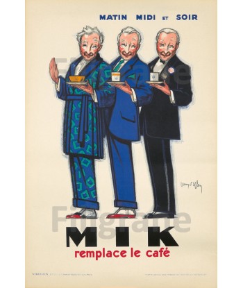 PUB MIK REMPLACE CAFé Rugt-POSTER/REPRODUCTION d1 AFFICHE VINTAGE À commander