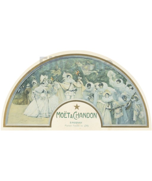 PUB MOËT & CHANDON CHAMPAGNE Rele-POSTER/REPRODUCTION d1 AFFICHE VINTAGE Faites des économies