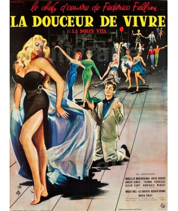 LA DOUCEUR de VIVRE FILM Rcpf-POSTER/REPRODUCTION d1 AFFICHE VINTAGE Amélioration de cerveau avec