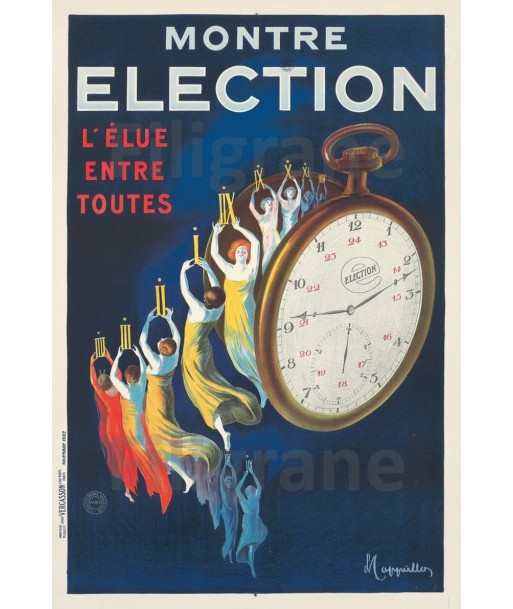 PUB MONTRE ELECTION Rf274-POSTER/REPRODUCTION d1 AFFICHE VINTAGE sur le site 