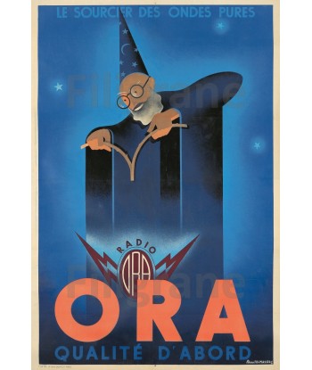 PUB ORA RADIO Rqmo-POSTER/REPRODUCTION d1 AFFICHE VINTAGE Découvrez la collection