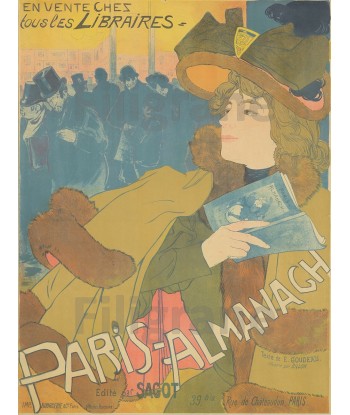 PUB PARIS ALMANACH REVUE Rzzi-POSTER/REPRODUCTION d1 AFFICHE VINTAGE pas cher