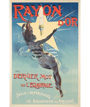 PUB RAYON D'OR AMPOULE Rf66-POSTER/REPRODUCTION d1 AFFICHE VINTAGE destockage