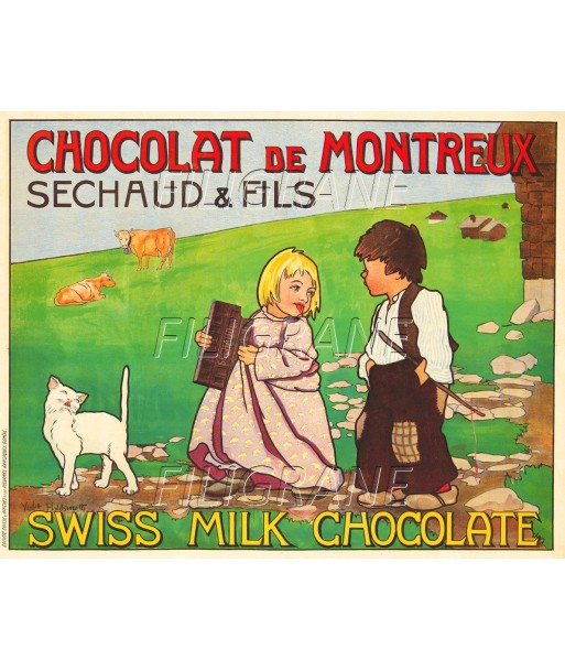 PUB SECHAUD CHOCOLAT MONTREUX Rbea-POSTER/REPRODUCTION d1 AFFICHE VINTAGE Comparez et commandez 