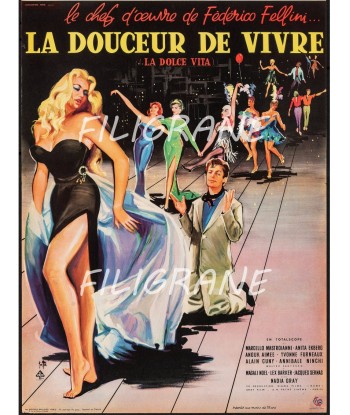 LA DOUCEUR de VIVRE FILM Ryjh-POSTER/REPRODUCTION d1 AFFICHE VINTAGE en stock