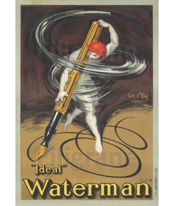 PUB STYLO IdéAL WATERMAN R146-POSTER/REPRODUCTION d1 AFFICHE VINTAGE votre restaurant rapide dans 