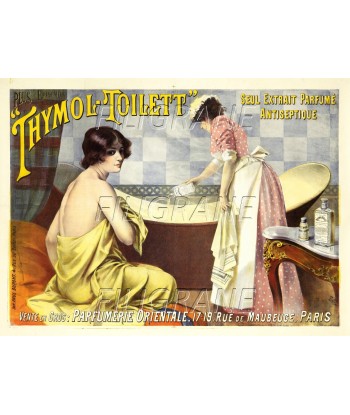 PUB THYMOL TOILETT Rlyg-POSTER/REPRODUCTION d1 AFFICHE VINTAGE Comparez plus de prix