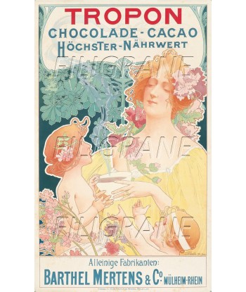 PUB TROPON CHOCOLAT Rrrv-POSTER/REPRODUCTION d1 AFFICHE VINTAGE acheter en ligne