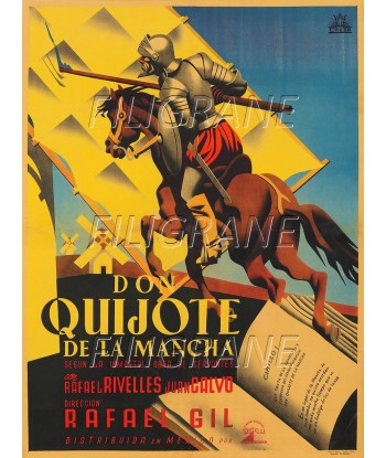 SPECTACLE DON QUIJOTE de la MANCHA  Rubb-POSTER/REPRODUCTION d1 AFFICHE VINTAGE est présent 