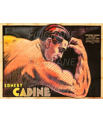 DIVERS Ernest CADINE FORCE 1920 Rtev-POSTER/REPRODUCTION d1 AFFICHE VINTAGE en stock