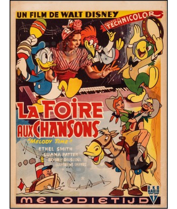 La FOIRE aux CHANSONS FILM Ramm-POSTER/REPRODUCTION d1 AFFICHE VINTAGE chez Cornerstreet bien 